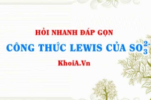 Công thức Lewis của SO32- (SO32- Lewis Structure)